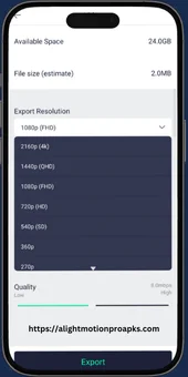 Alight Motion Mod APK 19 Alight Motion HD Quality Downloads 2