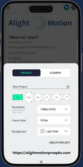 Alight Motion Mod APK 13 Alight Motion Multiple Aspect ratios